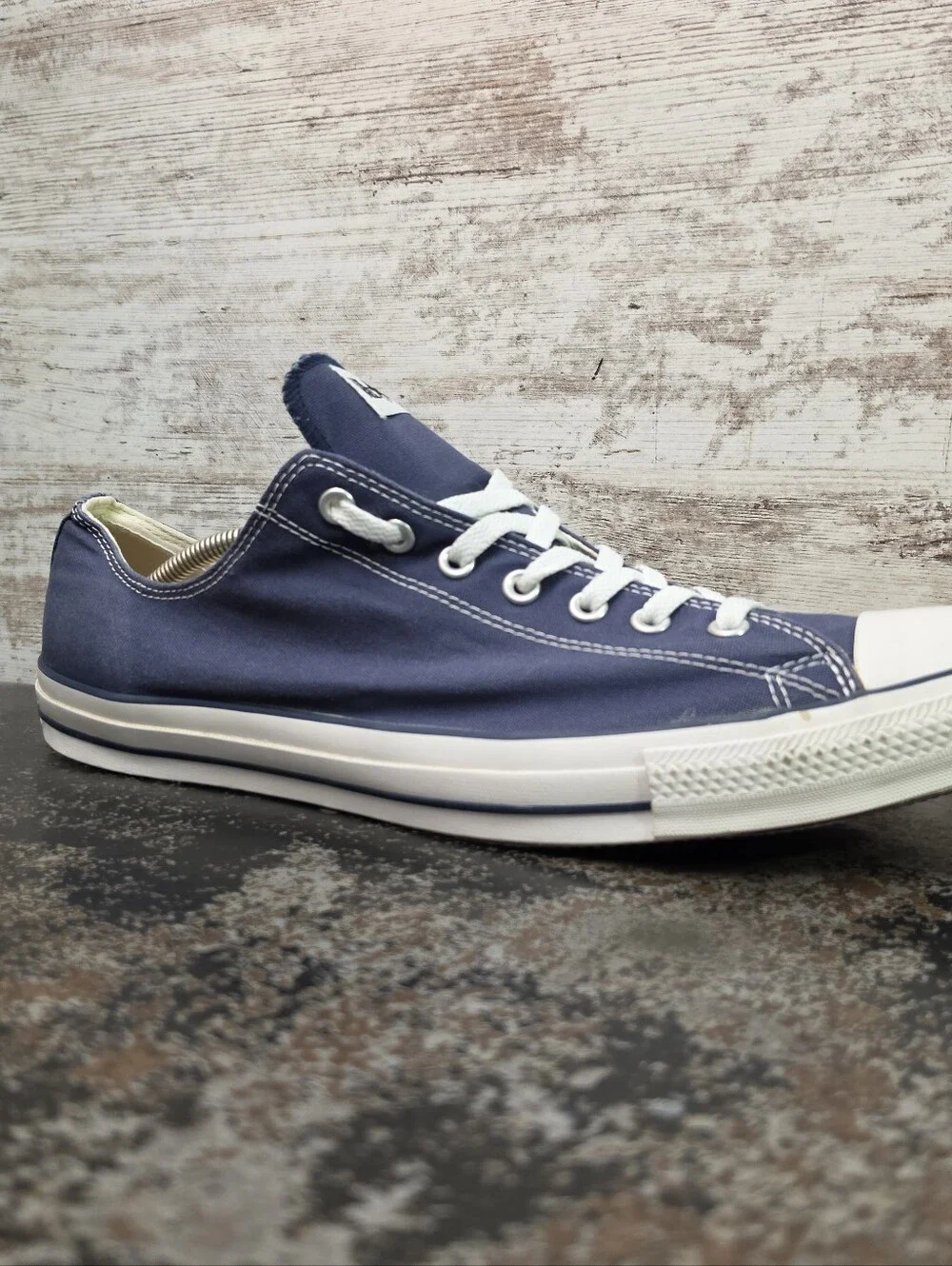 Mens Converse Chuck Taylor All Star Low Top Athletic Shoes Sz 17 Eur 53 Navy Blu